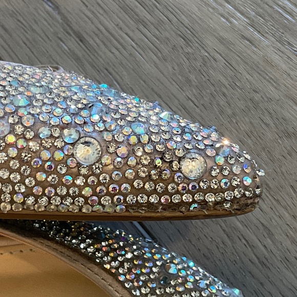 BETSEY JOHNSON Jude Rhinestone Ballet Flats Size 8 - Picture 13 of 13